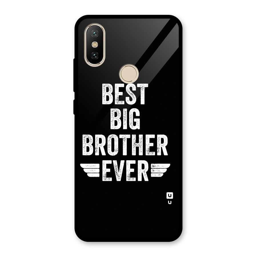 Best Big Brother Ever Glass Back Case for Redmi A2