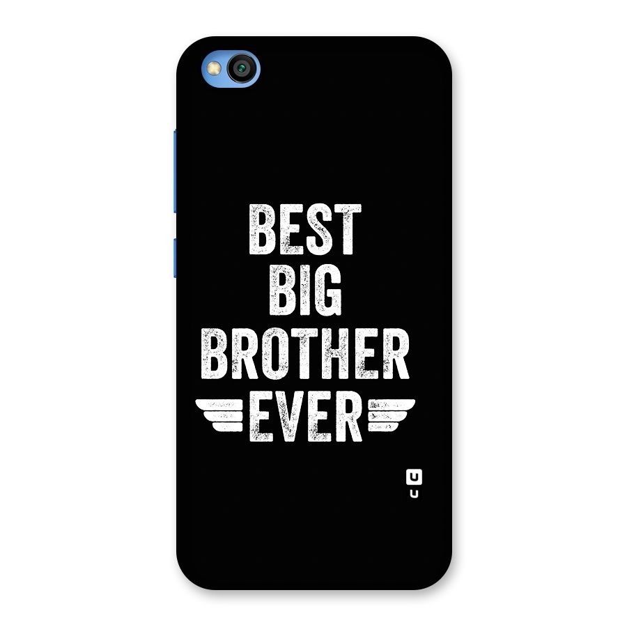 Best Big Brother Ever Back Case for Redmi Go