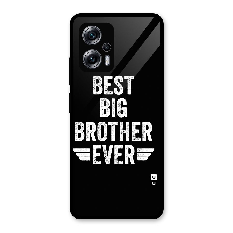 Best Big Brother Ever Glass Back Case for Redmi K50i