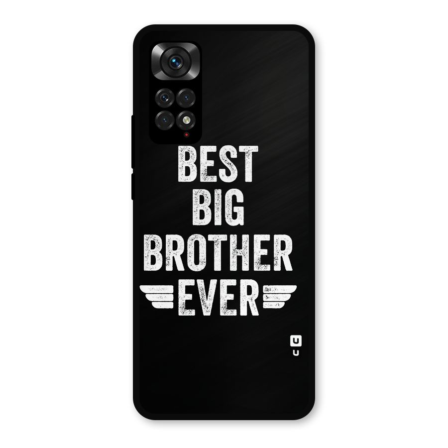 Best Big Brother Ever Glass Back Case for Redmi Note 11s
