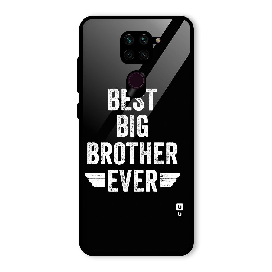 Best Big Brother Ever Glass Back Case for Redmi Note 9