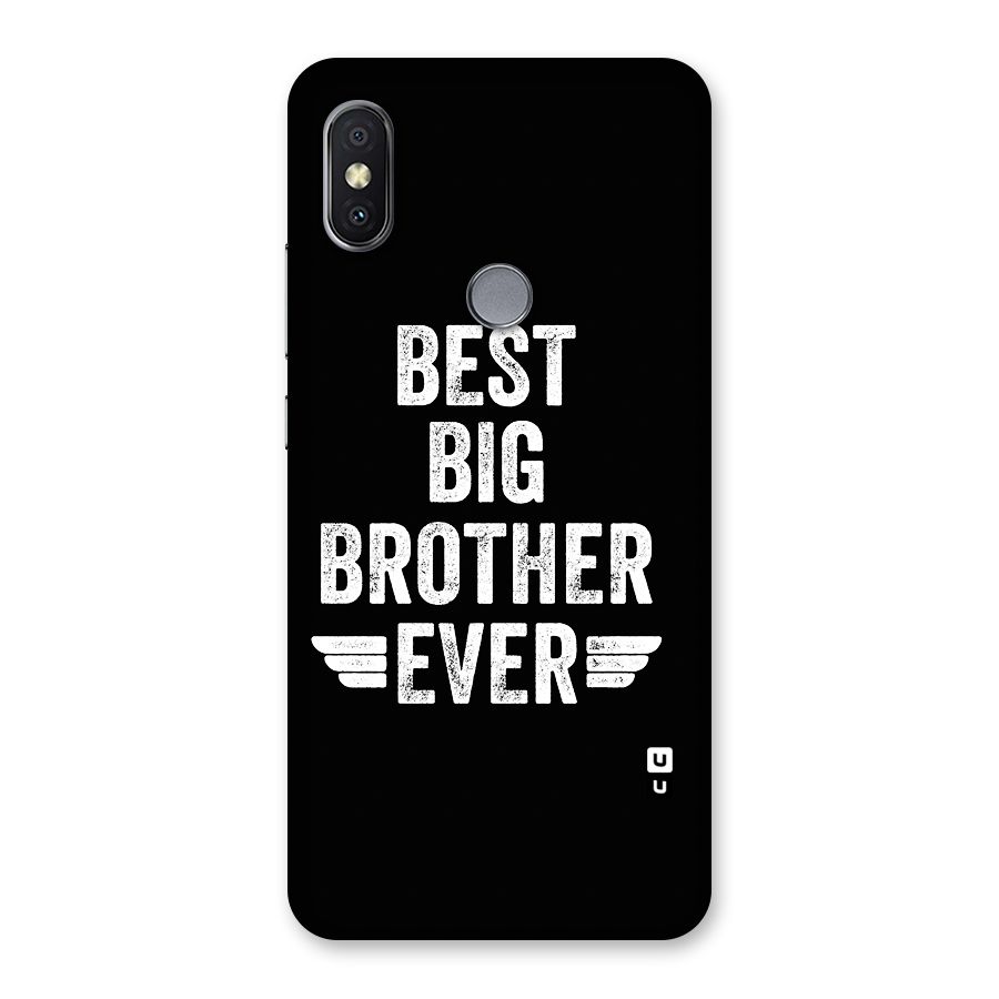 Best Big Brother Ever Back Case for Redmi Y2