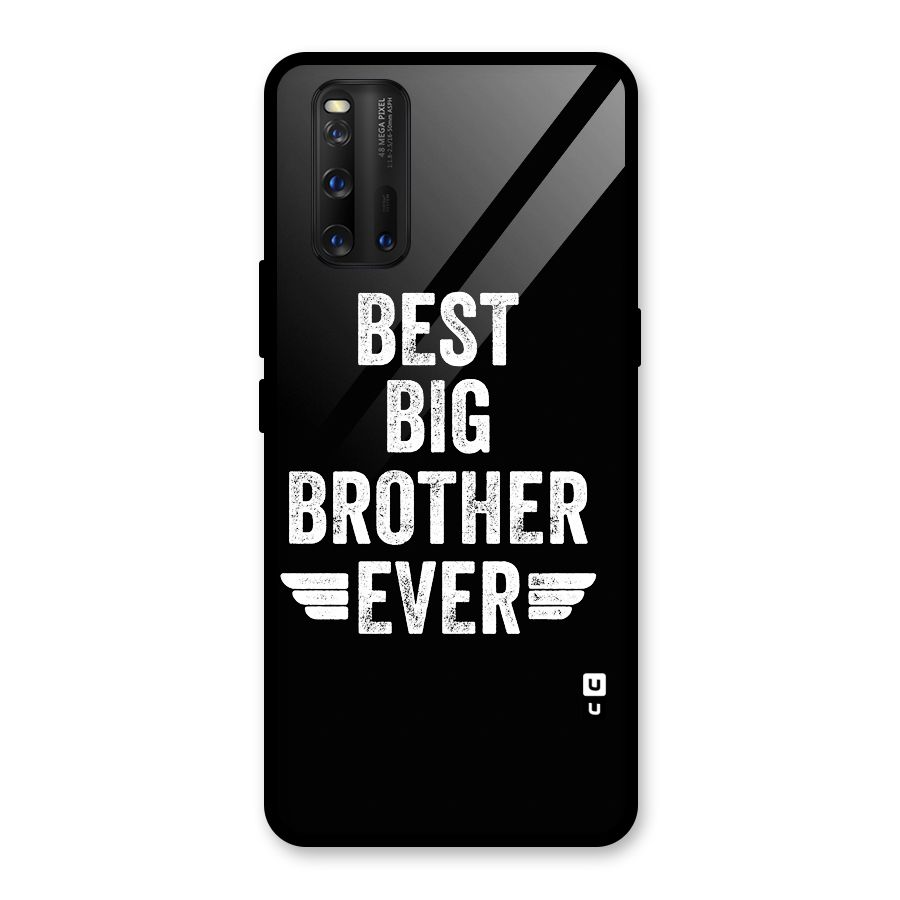 Best Big Brother Ever Glass Back Case for Vivo iQOO 3
