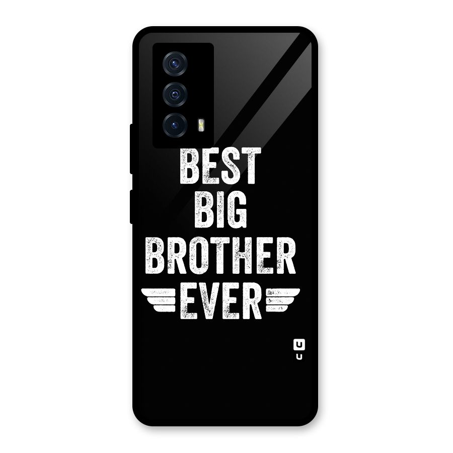 Best Big Brother Ever Glass Back Case for Vivo iQOO Z5