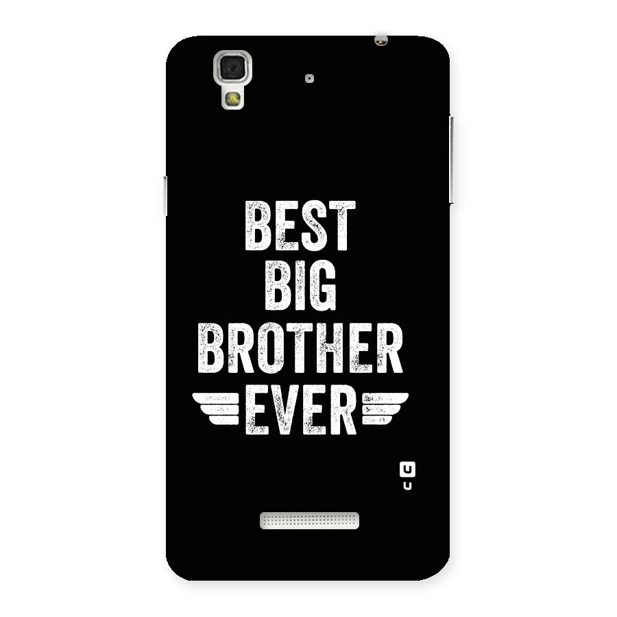 Best Big Brother Ever Back Case for Yureka