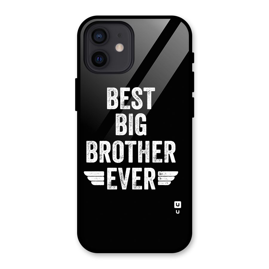 Best Big Brother Ever Glass Back Case for iPhone 12