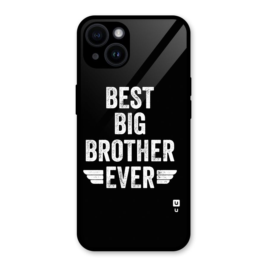 Best Big Brother Ever Glass Back Case for iPhone 14