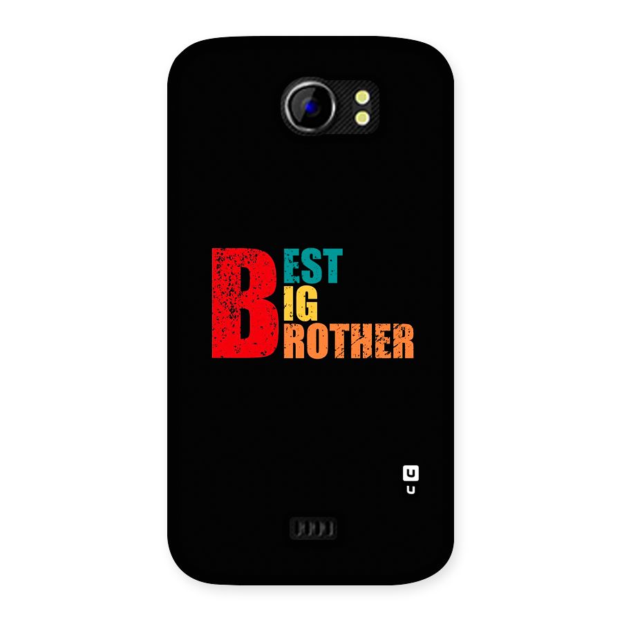 Best Big Brother Back Case for Canvas 2 A110