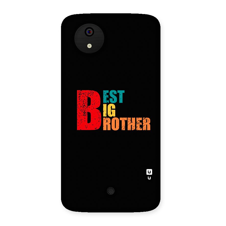 Best Big Brother Back Case for Canvas A1  AQ4501