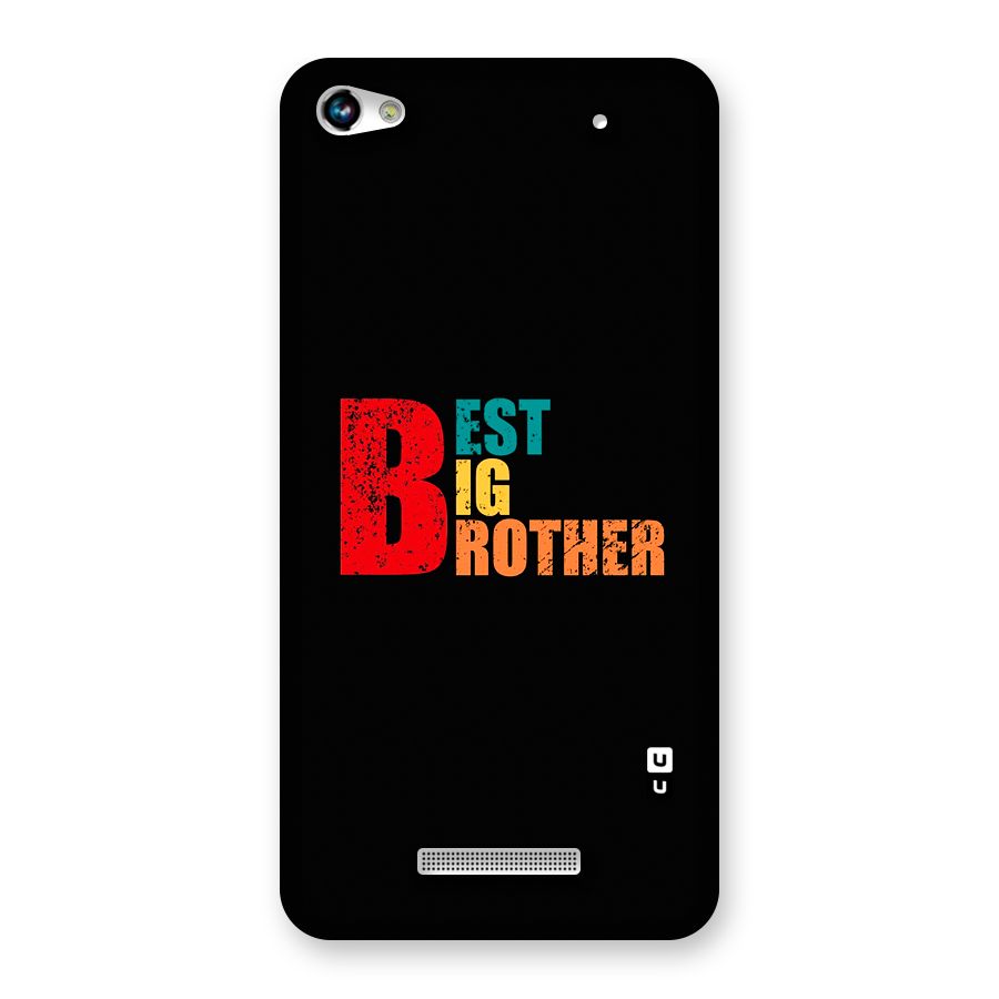 Best Big Brother Back Case for Canvas Hue 2 A316