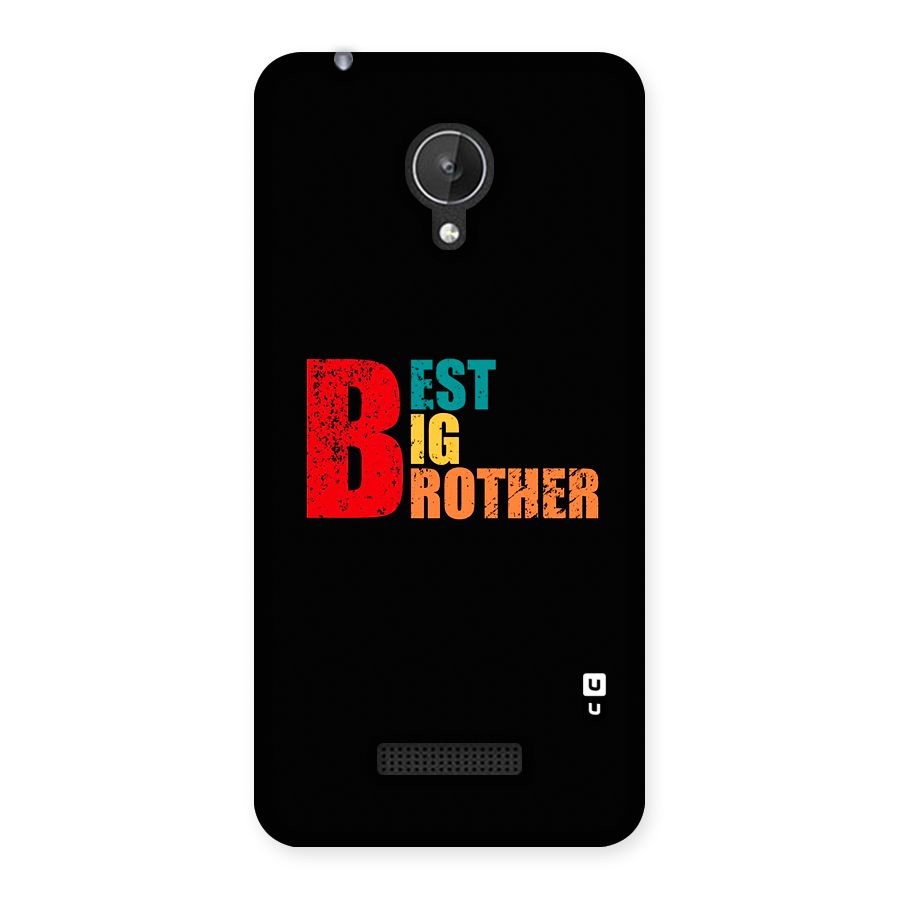 Best Big Brother Back Case for Canvas Spark Q380