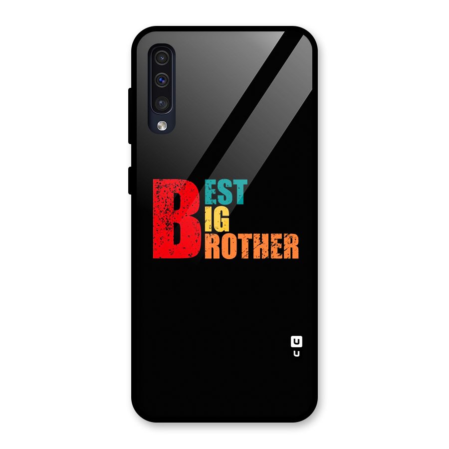 Best Big Brother Glass Back Case for Galaxy A30s