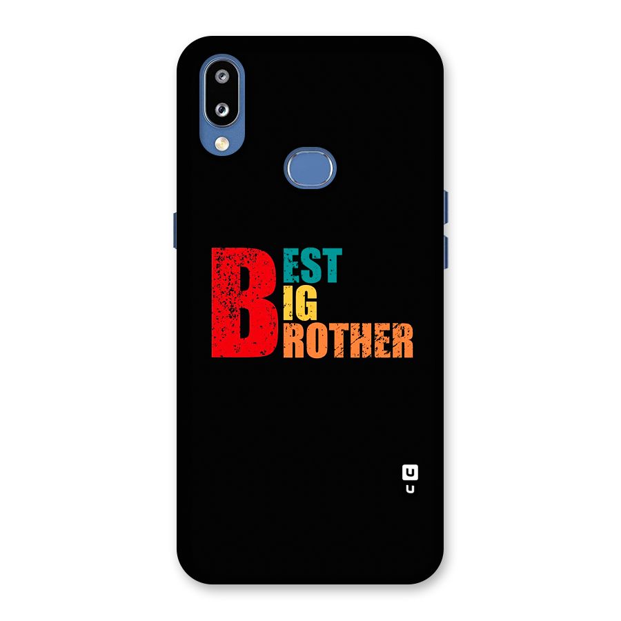 Best Big Brother Back Case for Galaxy M01s