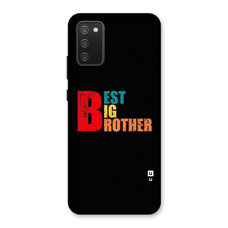 Best Big Brother Back Case for Galaxy M02s