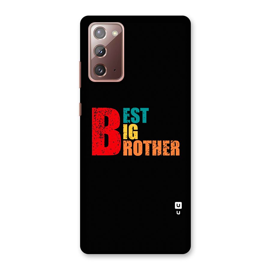 Best Big Brother Back Case for Galaxy Note 20