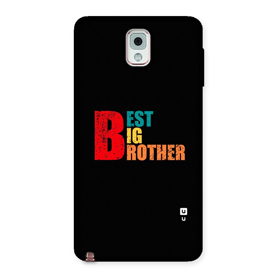 Best Big Brother Back Case for Galaxy Note 3