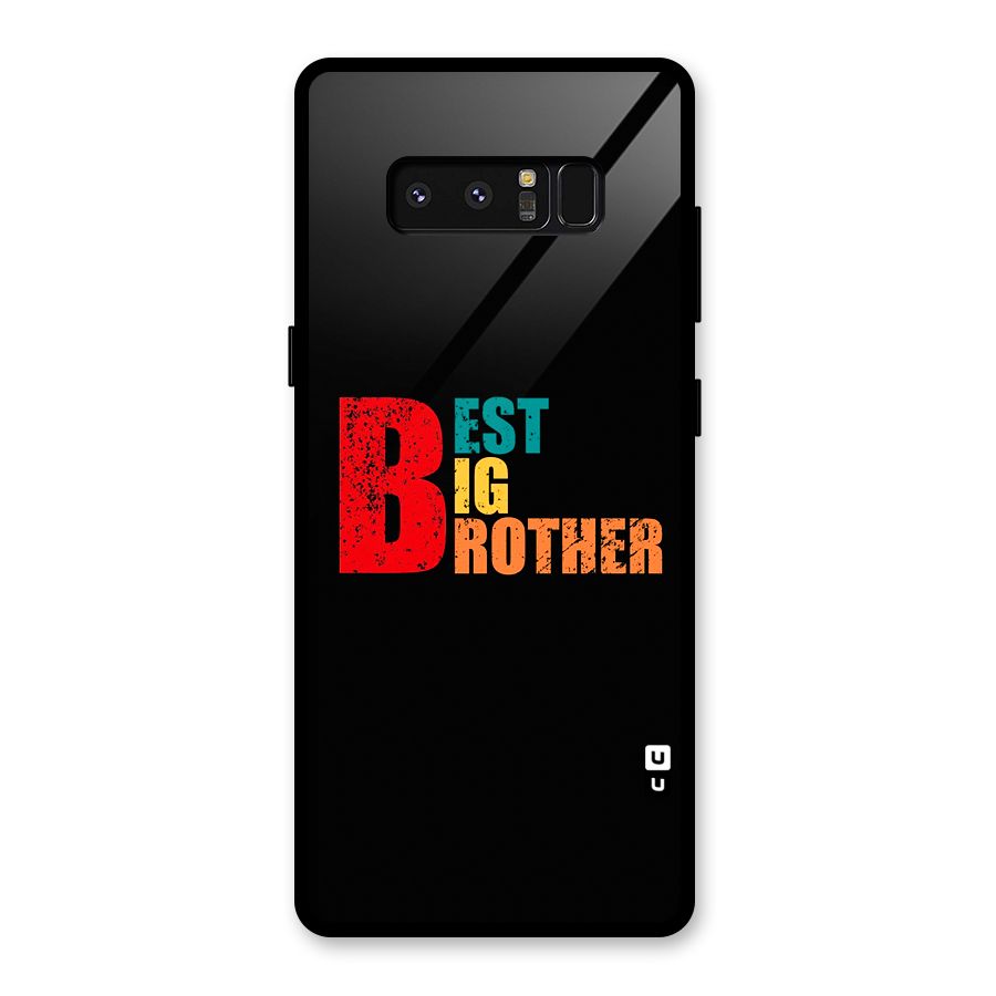 Best Big Brother Glass Back Case for Galaxy Note 8