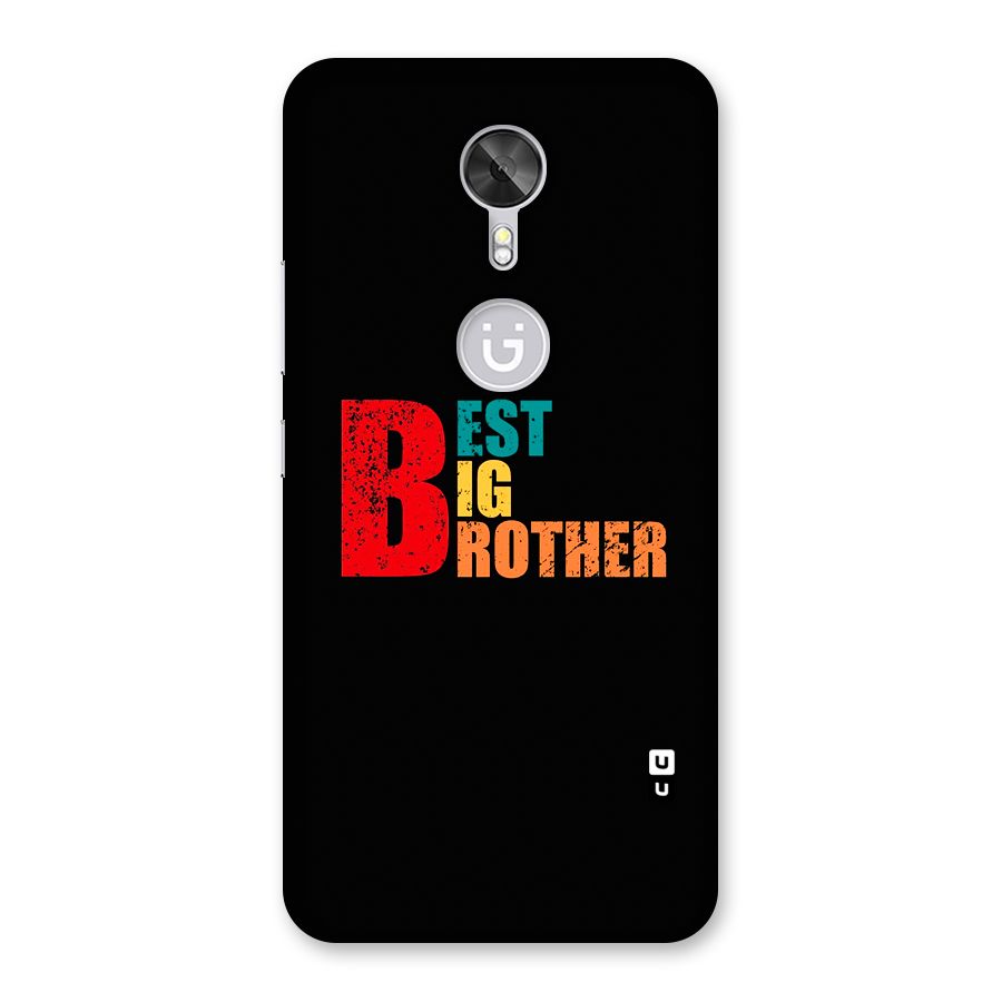 Best Big Brother Back Case for Gionee A1
