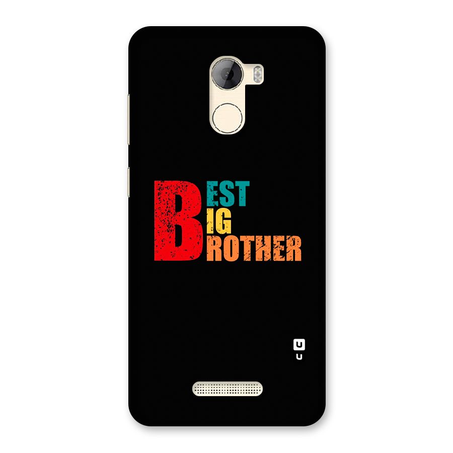 Best Big Brother Back Case for Gionee A1 LIte