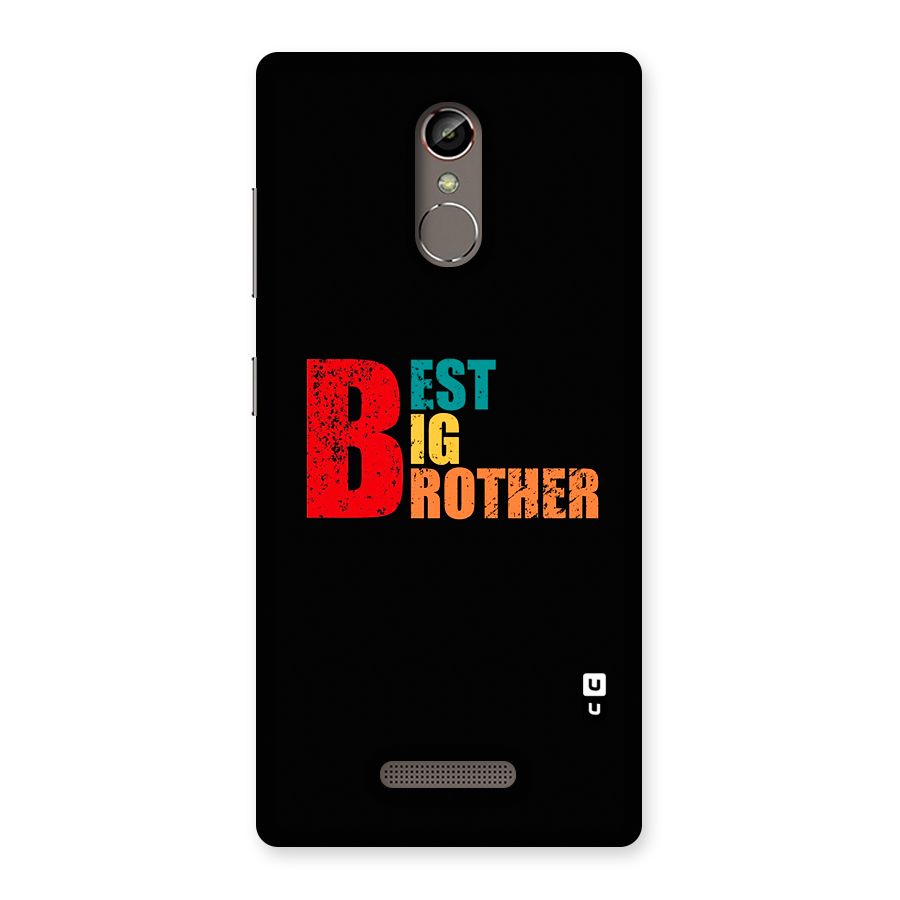 Best Big Brother Back Case for Gionee S6s