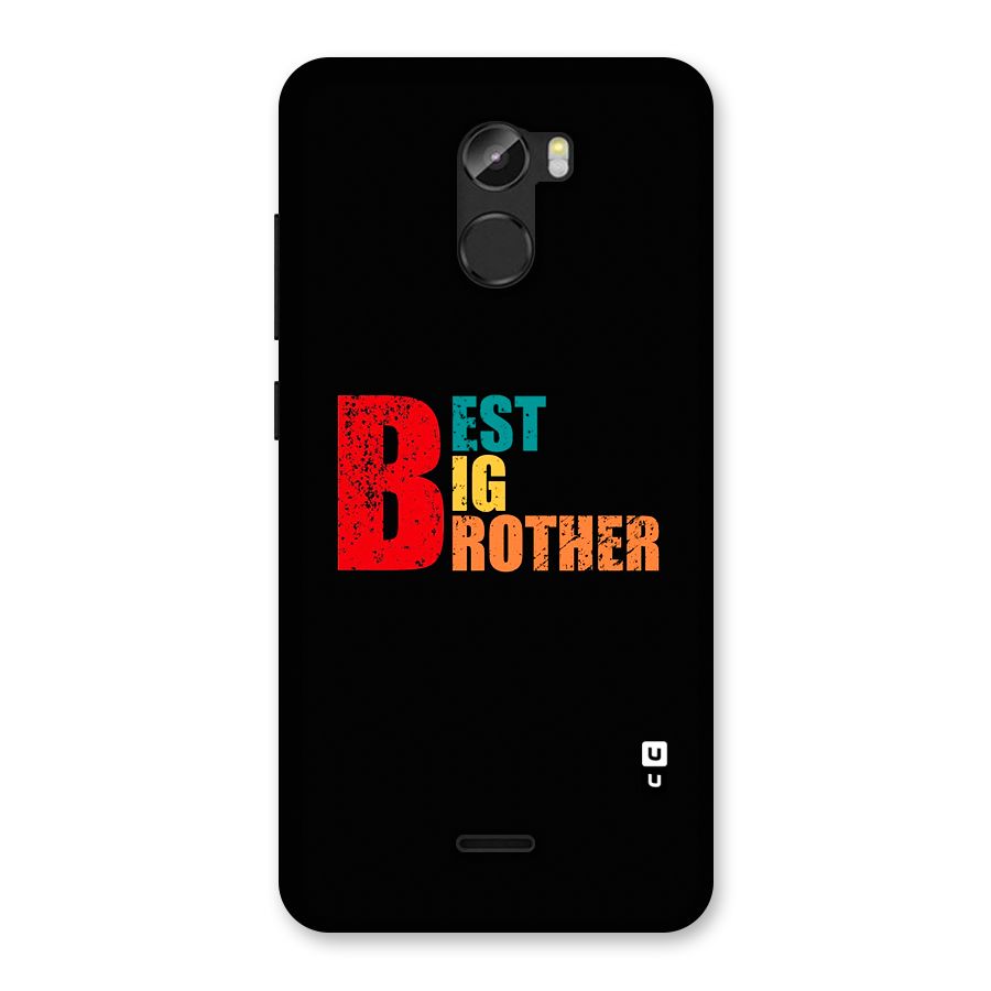 Best Big Brother Back Case for Gionee X1