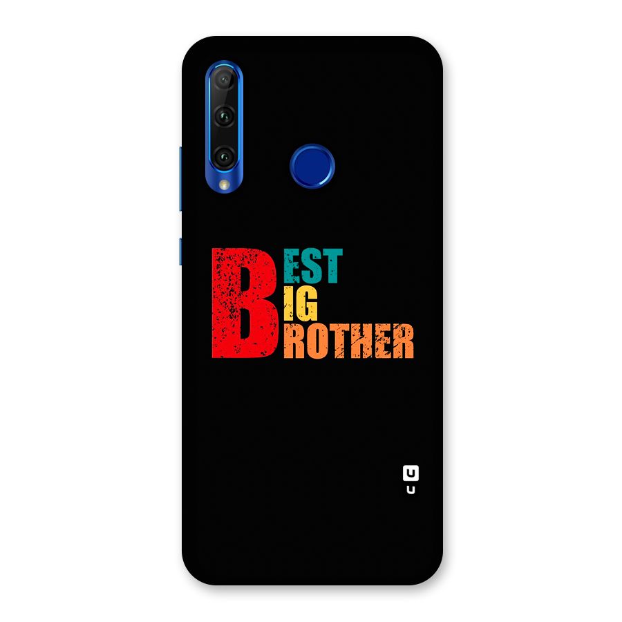 Best Big Brother Back Case for Honor 20i
