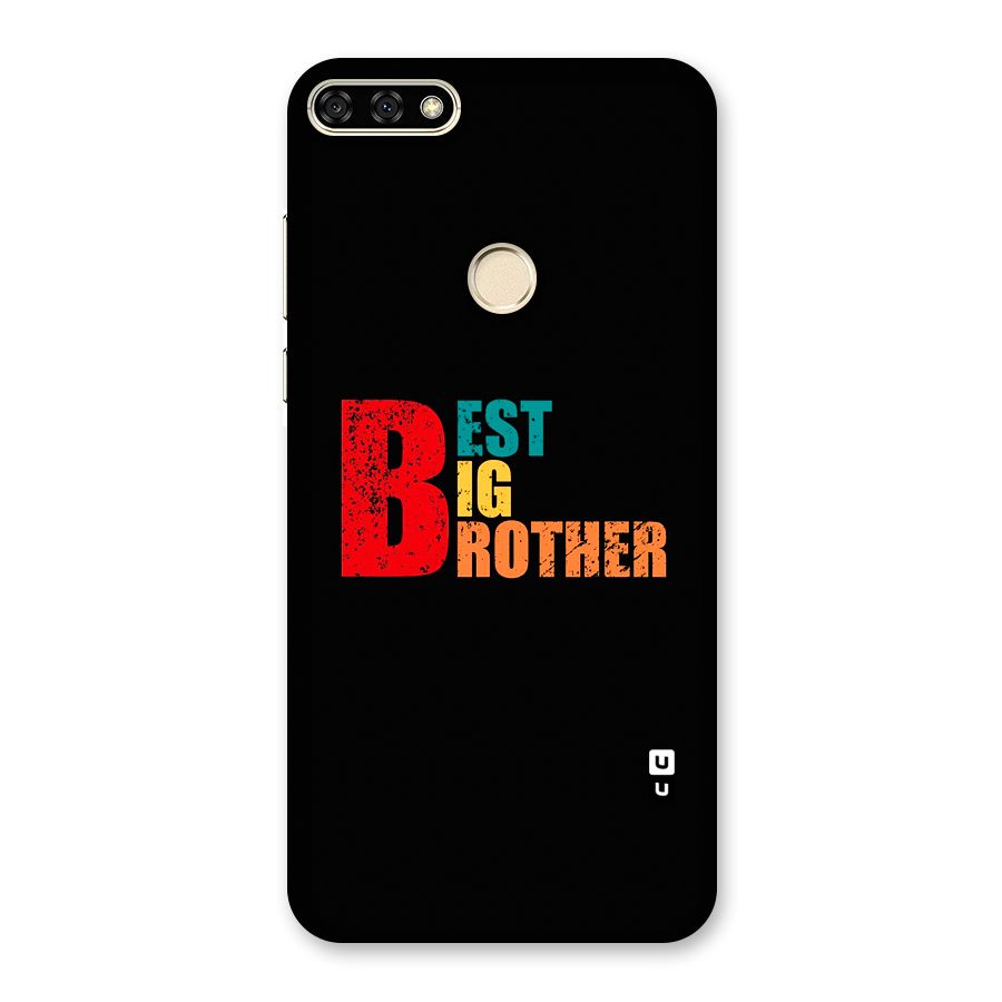 Best Big Brother Back Case for Honor 7A