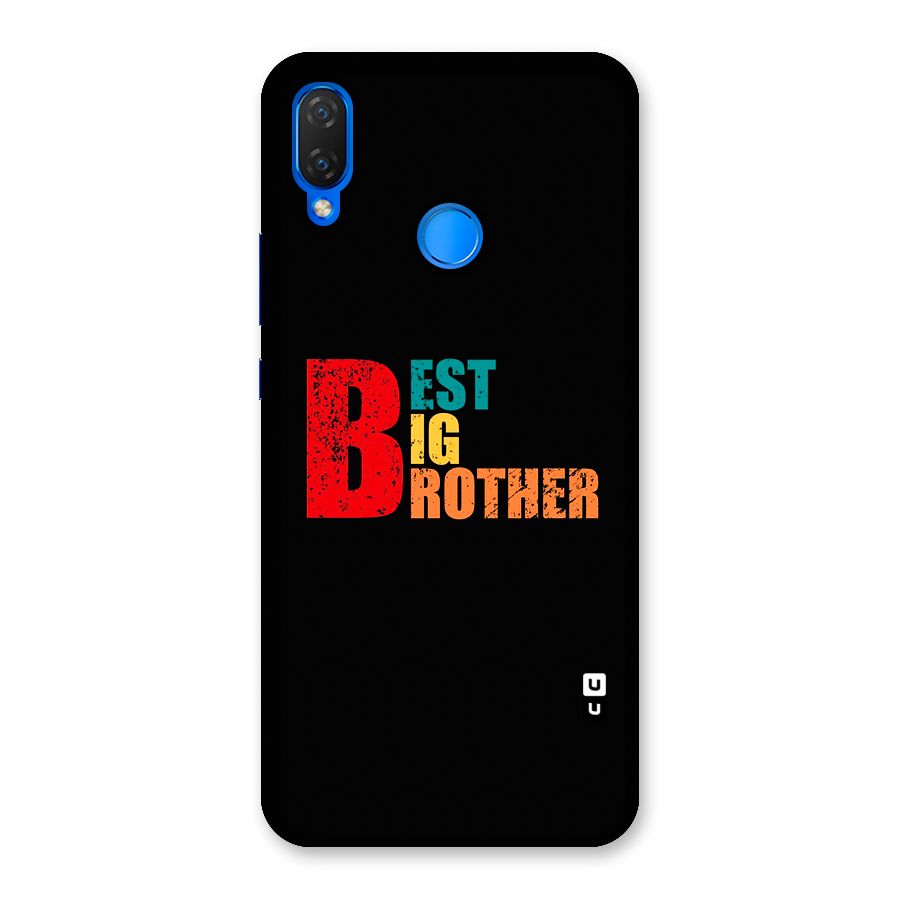 Best Big Brother Back Case for Huawei P Smart+