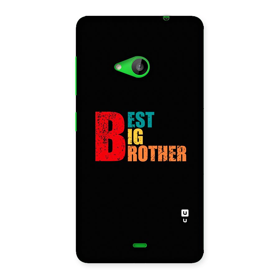 Best Big Brother Back Case for Lumia 535