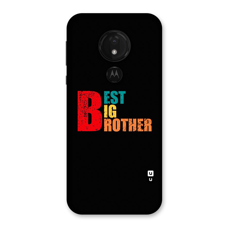 Best Big Brother Back Case for Moto G7 Power