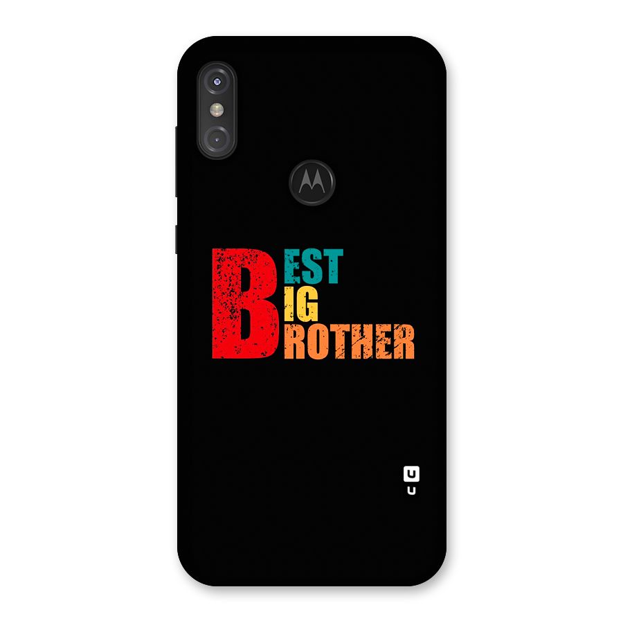 Best Big Brother Back Case for Motorola One Power