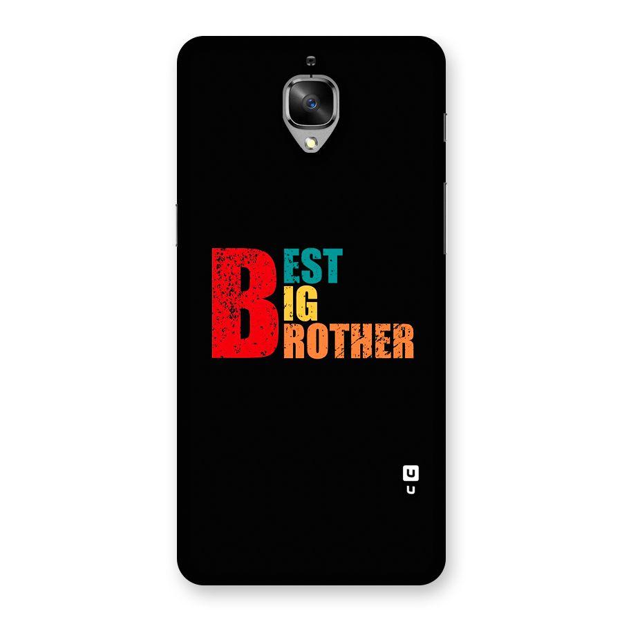 Best Big Brother Back Case for OnePlus 3