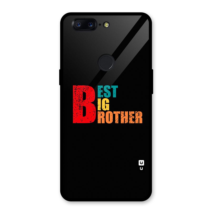 Best Big Brother Glass Back Case for OnePlus 5T