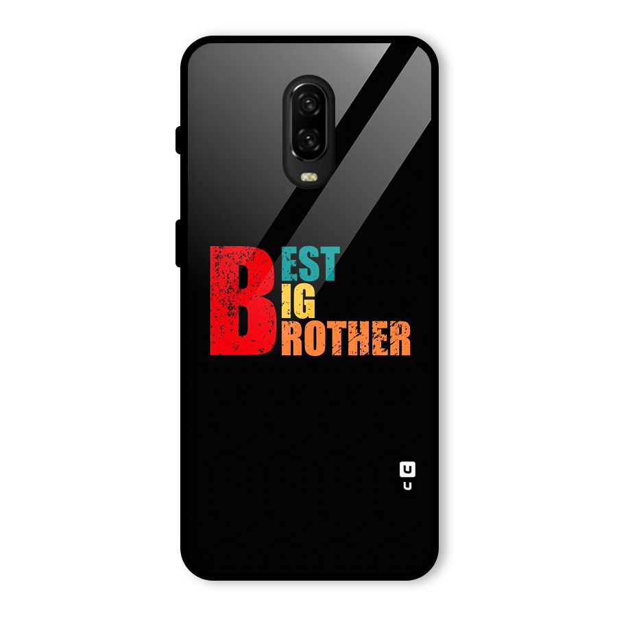 Best Big Brother Glass Back Case for OnePlus 6T