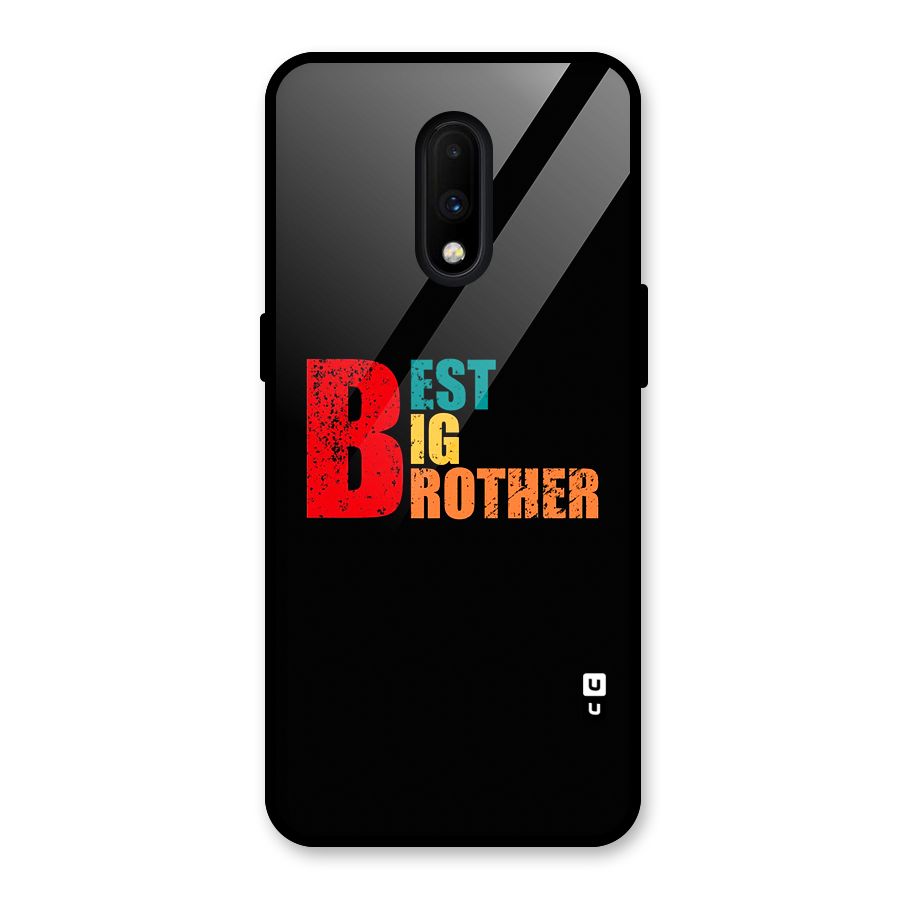 Best Big Brother Glass Back Case for OnePlus 7