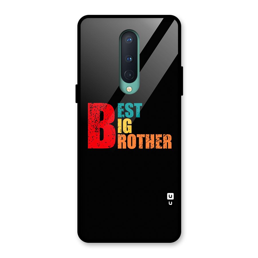 Best Big Brother Glass Back Case for OnePlus 8