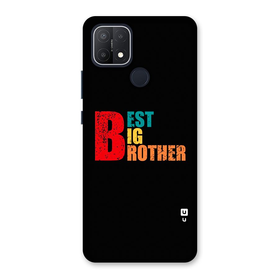 Best Big Brother Back Case for Oppo A15