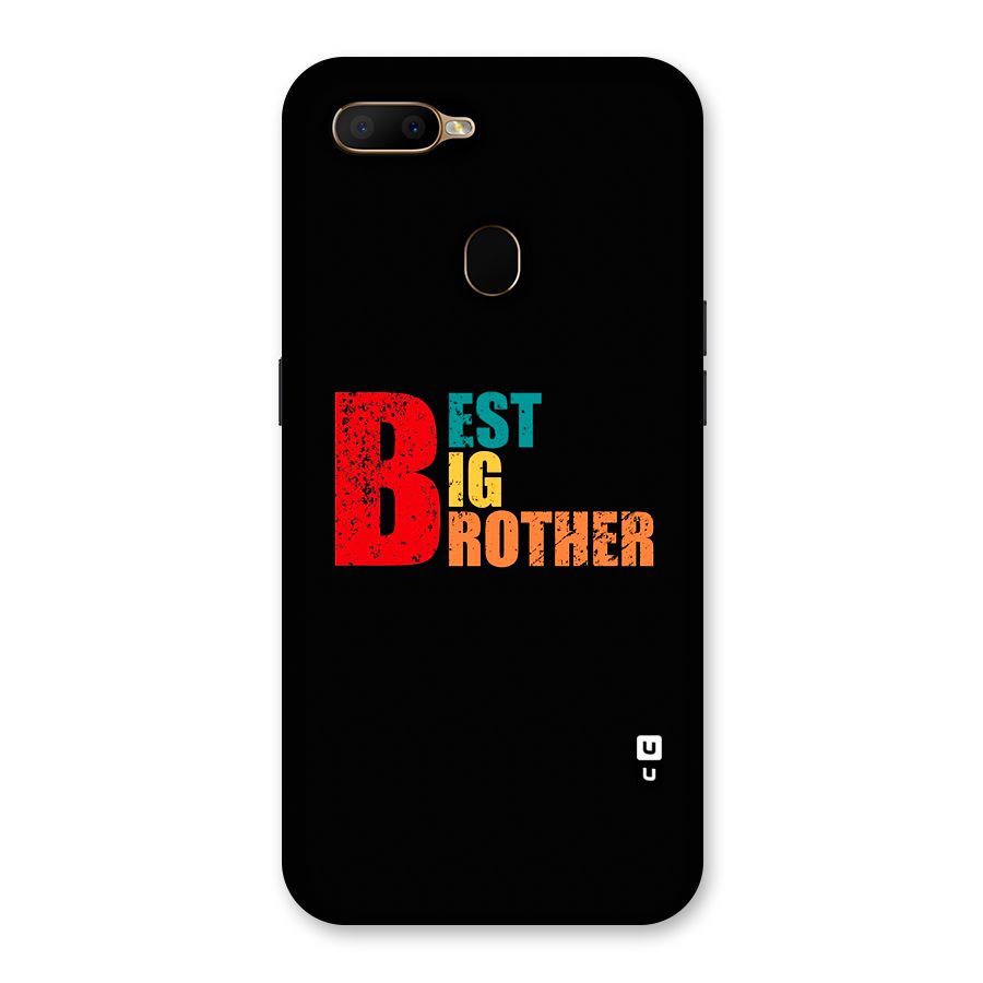 Best Big Brother Back Case for Oppo A5s