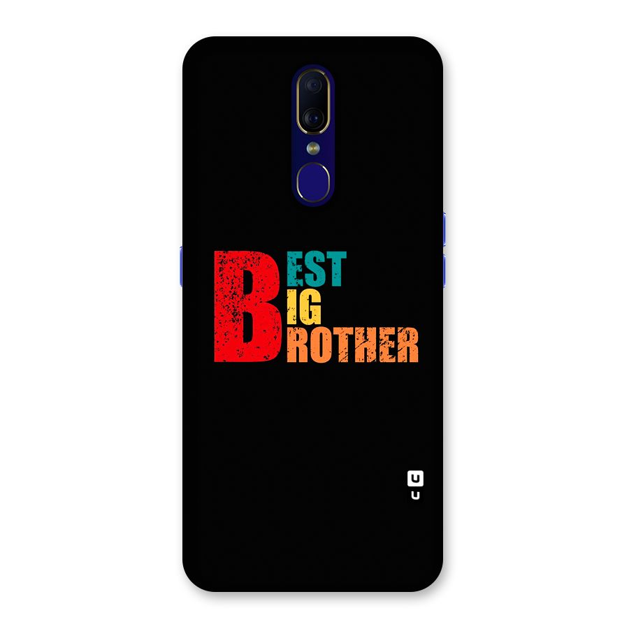 Best Big Brother Back Case for Oppo A9