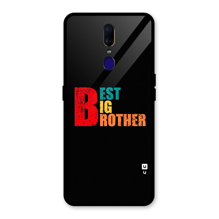 Best Big Brother Glass Back Case for Oppo F11