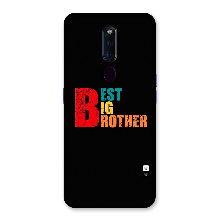 Best Big Brother Back Case for Oppo F11 Pro