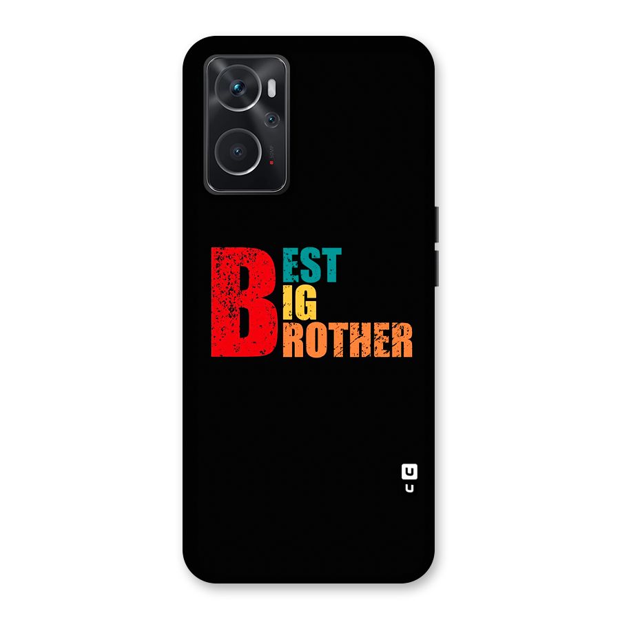 Best Big Brother Back Case for Oppo K10 4G