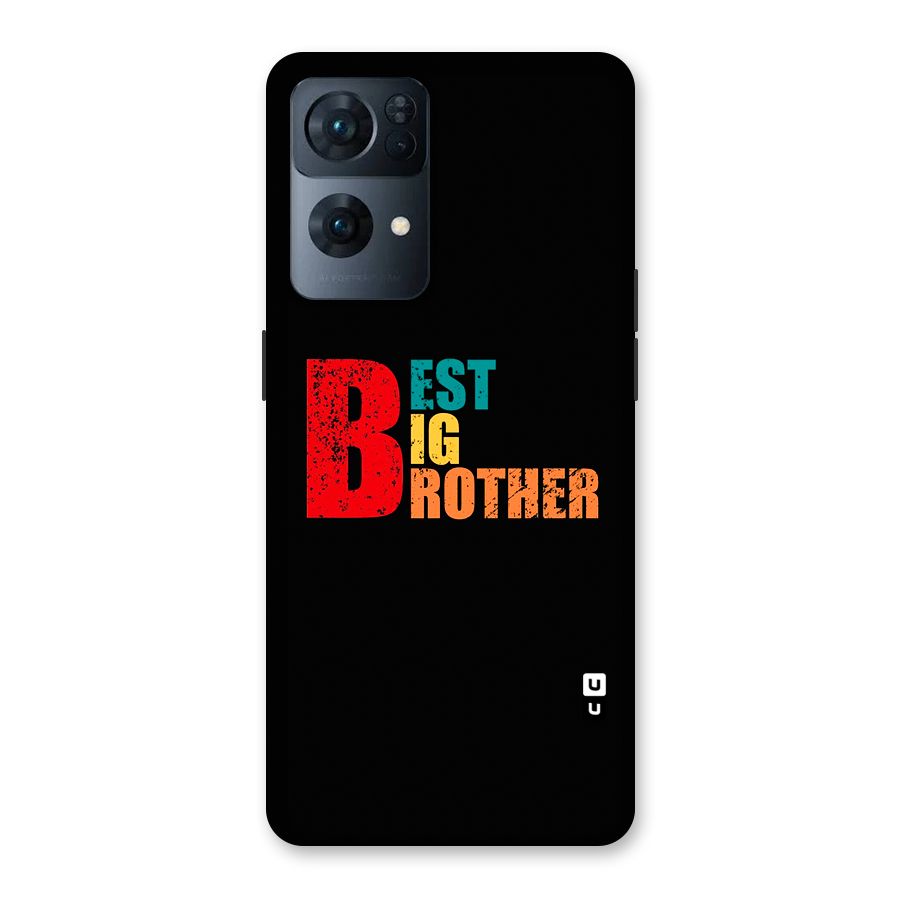 Best Big Brother Back Case for Oppo Reno7 Pro 5G