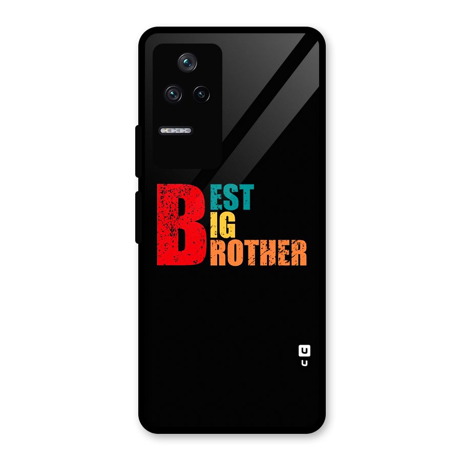 Best Big Brother Glass Back Case for Poco F4 5G