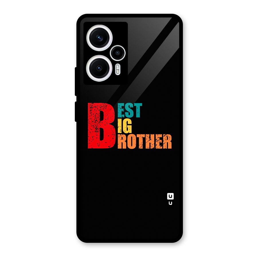 Best Big Brother Glass Back Case for Poco F5