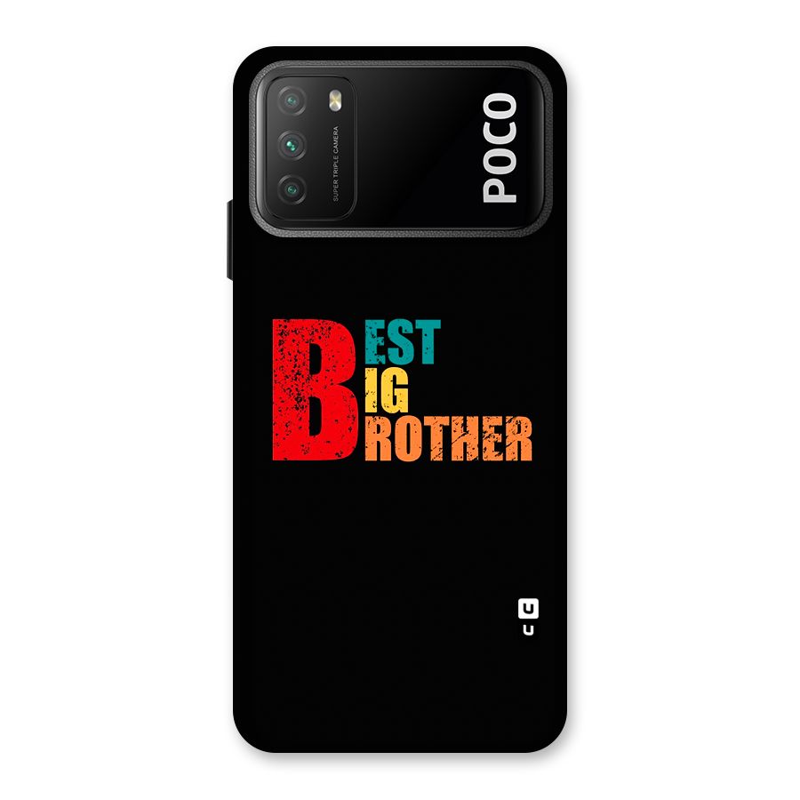 Best Big Brother Back Case for Poco M3