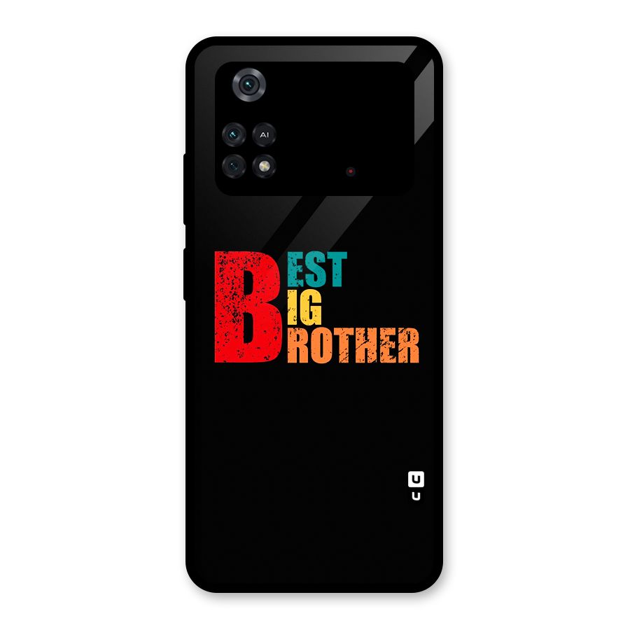 Best Big Brother Glass Back Case for Poco M4 Pro 4G