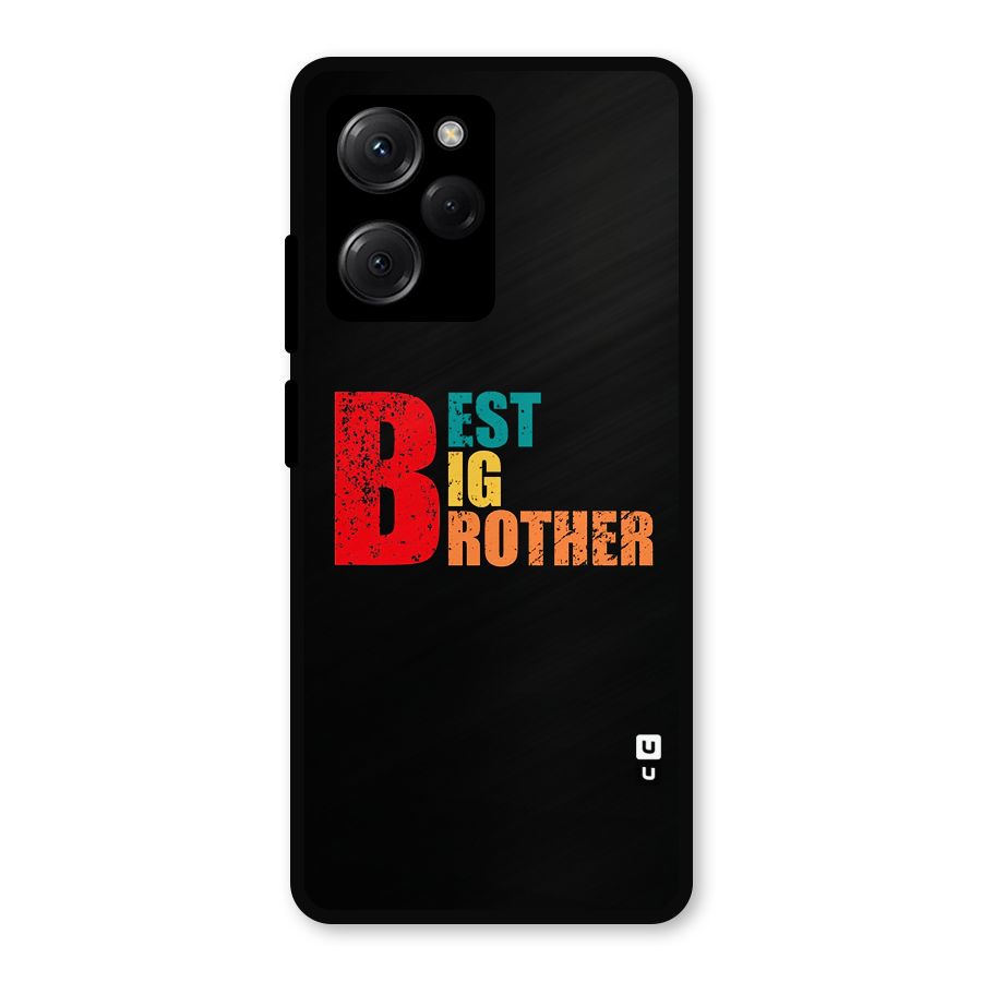 Best Big Brother Glass Back Case for Poco X5 Pro