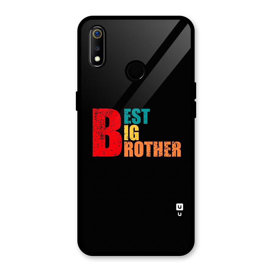 Best Big Brother Glass Back Case for Realme 3