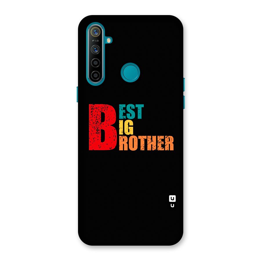 Best Big Brother Back Case for Realme 5i